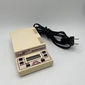 Vintage SunRizr TT02 Indoor Simulator Dusk & Dawn Wake Up Alarm Clock FOR PARTS